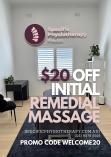 $20 Off Initial Remedial Massage Preston Health Studies _small