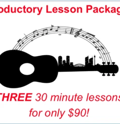 3 x 30 minute lessons for $90 Carlingford Guitar